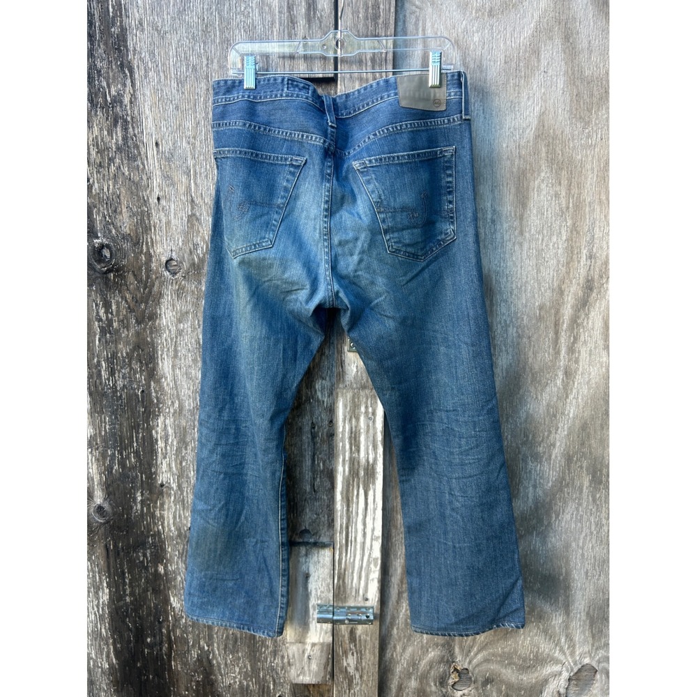 AG Adriano Goldschmied The Protege Straight Leg Men Jeans distressed Blue Denim - Picture 2 of 10